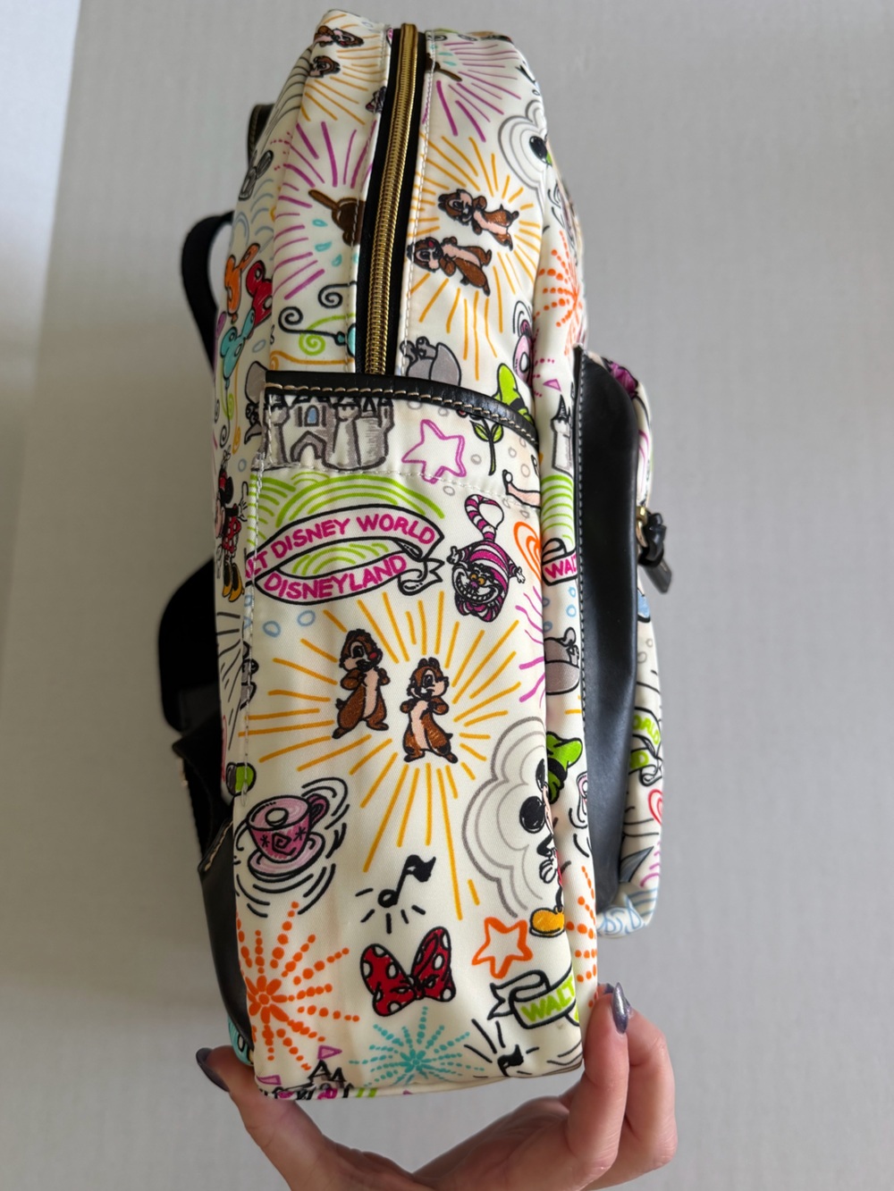 Dooney & Bourke Disney Sketch Print Backpack - Picture 5 of 11